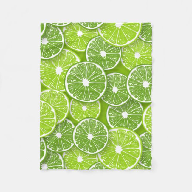 Couverture Polaire Lime pop (Devant)