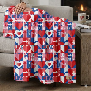 Couverture Polaire Linge de lit graphique premium tendance et multili