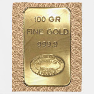 COUVERTURE POLAIRE LINGOT D'OR