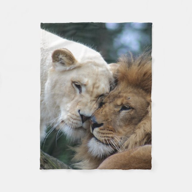 Couverture Polaire Lion (Devant)