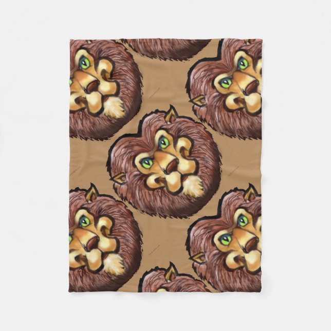 Couverture Polaire Lion (Devant)