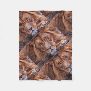 Couverture Polaire Lion