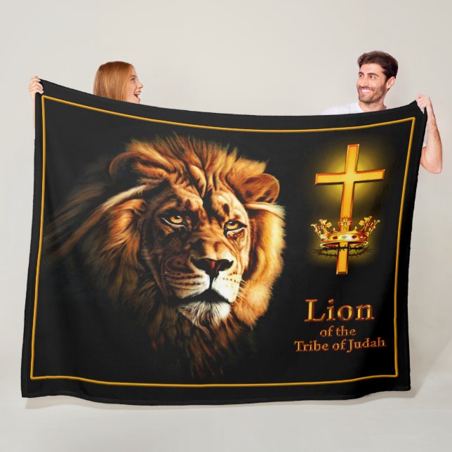 Couverture Polaire LION de la TRIBE (En situation)