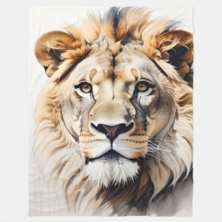 Couverture Polaire Lion Designed Blanket