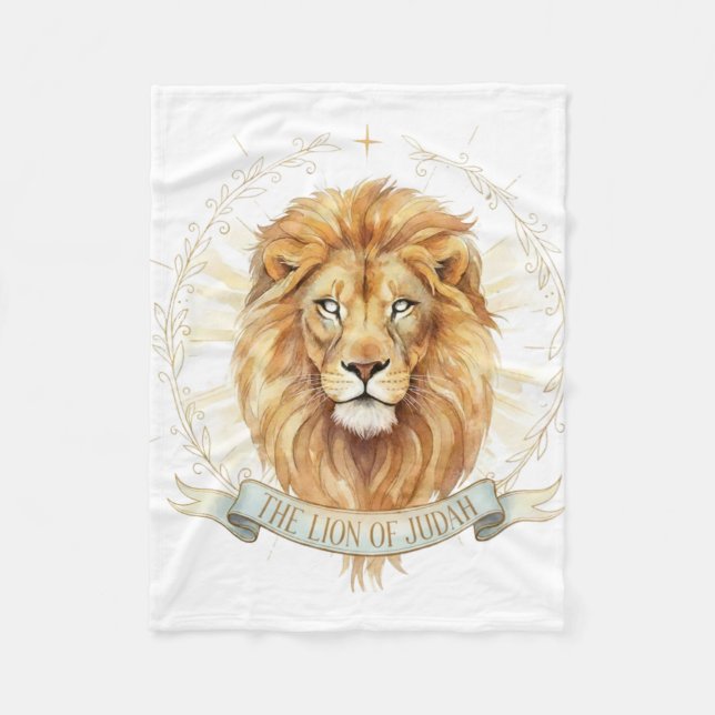 Couverture Polaire Lion of Judah Small Baby Blanket - 30x40 Plush  (Devant)