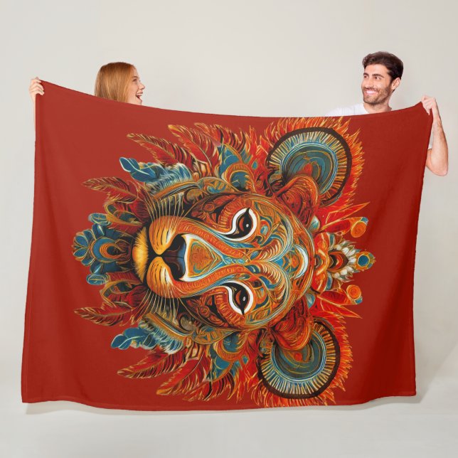 Couverture Polaire Lionne 01 (En situation)