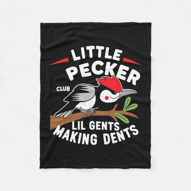 Couverture Polaire Little Pecker Club Lil Gents Fabriquant Des Dents  (Devant)