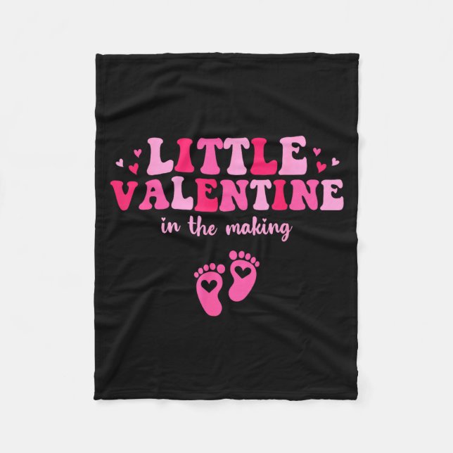 Couverture Polaire Little Valentine In The Making Valentine's Day Pre (Devant)