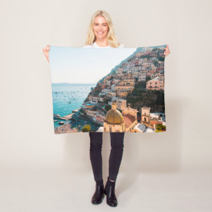 Couverture Polaire Littoral Positano Italie, Village de Cliffside