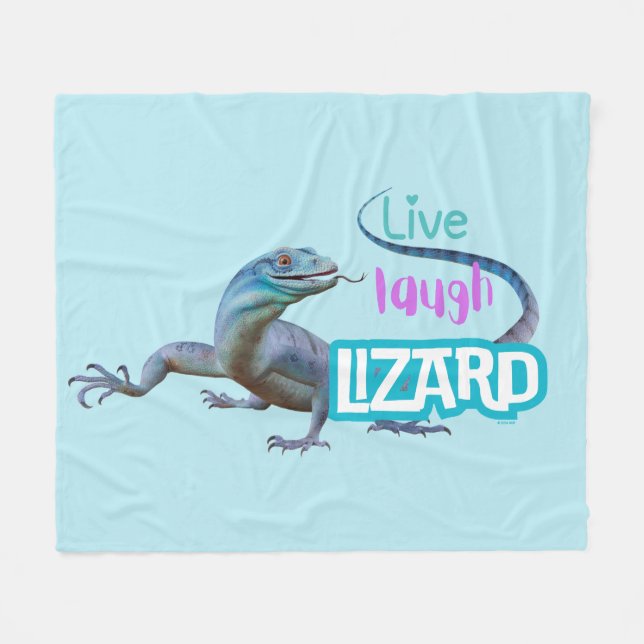 Couverture Polaire Live Laugh Lizard (Devant (Horizontal))