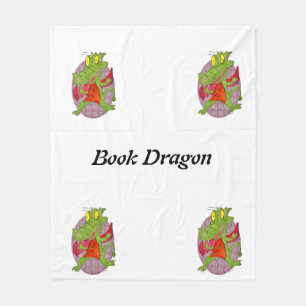 Couverture Polaire Livre Dragon Fleece Blanche par Sommer Hamilton