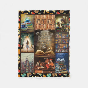 Couverture Polaire Livre Lover Gift, Book Worm, I Love Reading Book