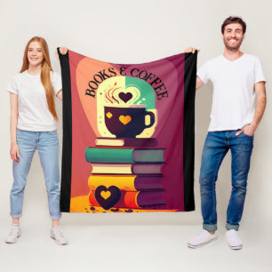 Couverture Polaire Livres Et Café