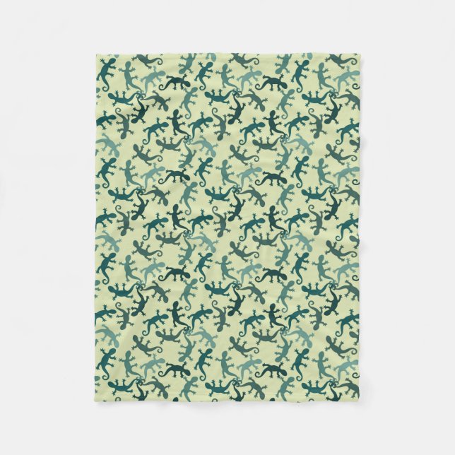 Couverture Polaire Lizards tropicaux (Devant)