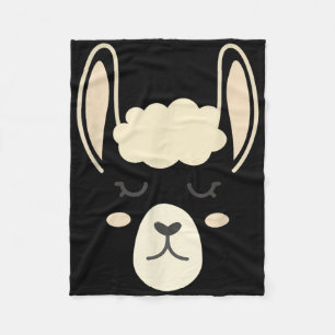 Couverture Polaire Llama Face drôle Costume d'Halloween Alpacas