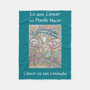 Couverture Polaire Lo que Cáncer no Puede Hacer Angel Chemo Blanche