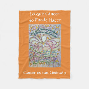 Couverture Polaire Lo que Cáncer no Puede Hacer Angel Chemo Blanche