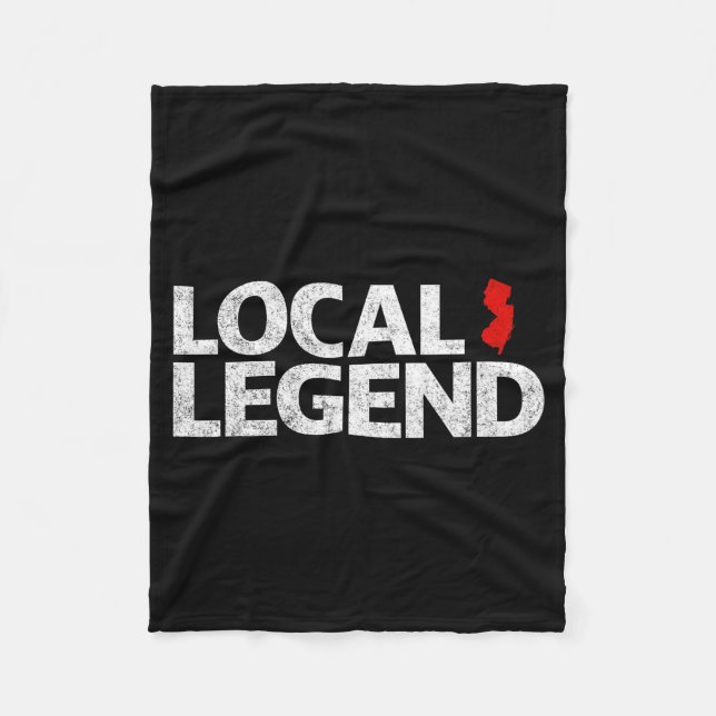 Couverture Polaire Local New Jersey Legend - Funny Sarcastic New Jers (Devant)