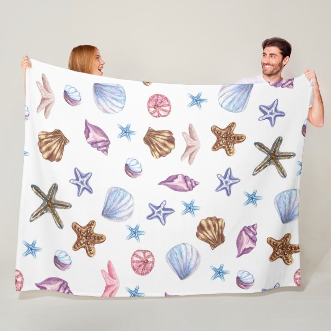 Couverture Polaire L'Ocean 60x80 Fleece Blanket (En situation)