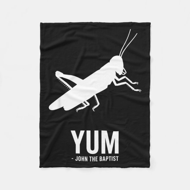 Couverture Polaire Locust John The Baptist Funny Christian New Testam (Devant)