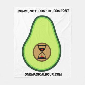 Couverture Polaire Logo d'Avocado ouvert