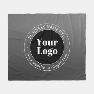 Couverture Polaire Logo d'entreprise ou design & texte modifiable