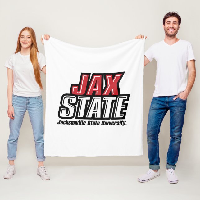 Couverture Polaire Logo d'état de Jacksonville State University JAX S (En situation)
