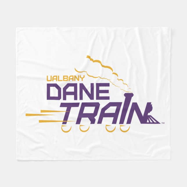 Couverture Polaire Logo du train UAlbany Dane (Devant (Horizontal))