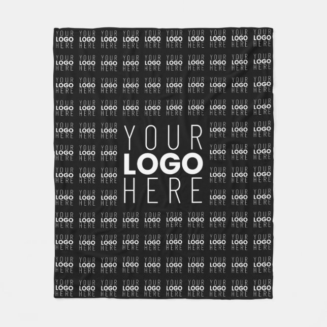 Couverture Polaire Logo ou image Carrelé Motif Grand Centre Logo (Devant)