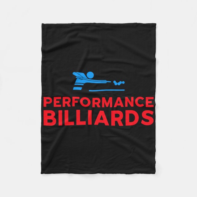 Couverture Polaire Logo Performance Billiards - Pool Player (Devant)