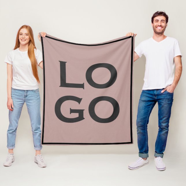 Couverture Polaire Logo personnalisé de l'entreprise ou de l'entrepri (En situation)