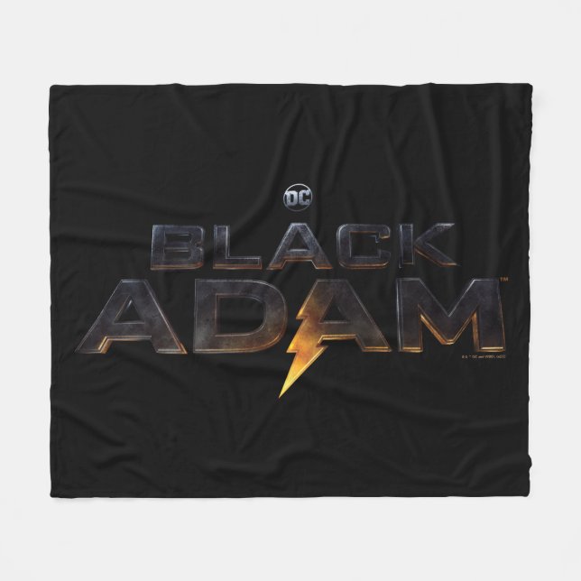 Couverture Polaire Logo théâtral Black Adam (Devant (Horizontal))
