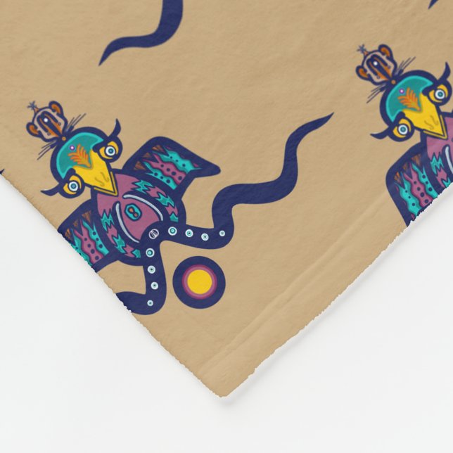 Couverture Polaire L'Oiseau et la Souris (Coin)