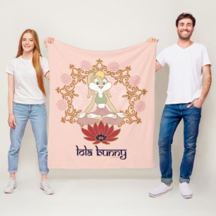 Couverture Polaire Lola Bunny Yoga Lotus Pose