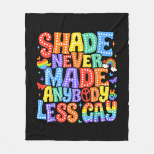 Couverture Polaire L'ombre n'a jamais rendu personne moins Gay pride