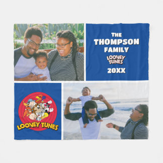 Couverture Polaire LOONEY TUNES™ Caractère Logo Famille Photo