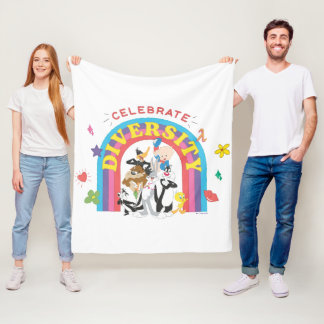 Couverture Polaire LOONEY TUNES™ - Celebrate Diversity Pride Rainbow