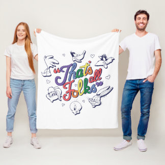 Couverture Polaire LOONEY TUNES™ - C'est tout le monde ! Insigne de f