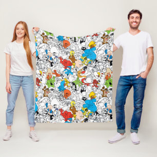 Couverture Polaire LOONEY TUNES™ Color Pop Motif