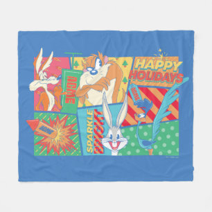 Couverture Polaire LOONEY TUNES™   Joyeux Motif de vacances