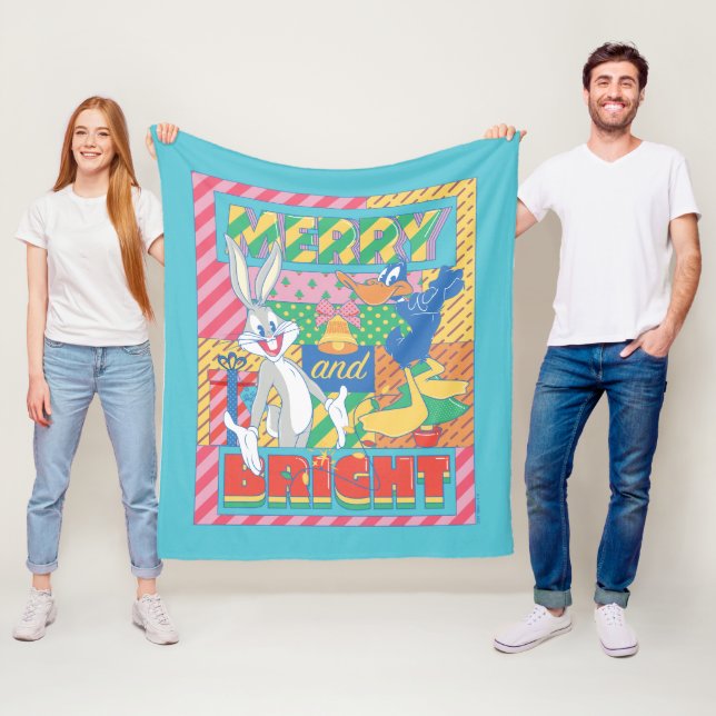 Couverture Polaire LOONEY TUNES™ | Joyeux Noël (En situation)