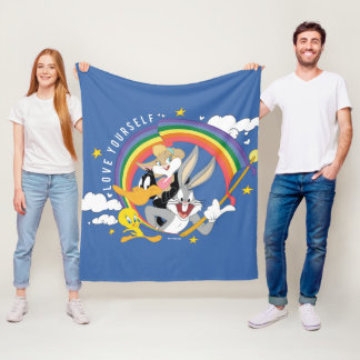 Couverture Polaire LOONEY TUNES™ - Love Yourself Pride Badge