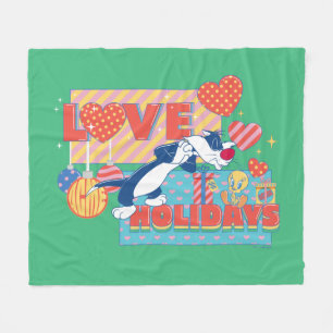 Couverture Polaire LOONEY TUNES™   SYLVESTER™ & TWEETY™Love Holidays