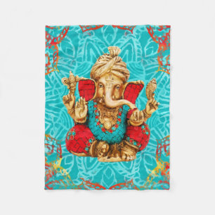 Couverture Polaire Lord Ganesha - Médias mixtes