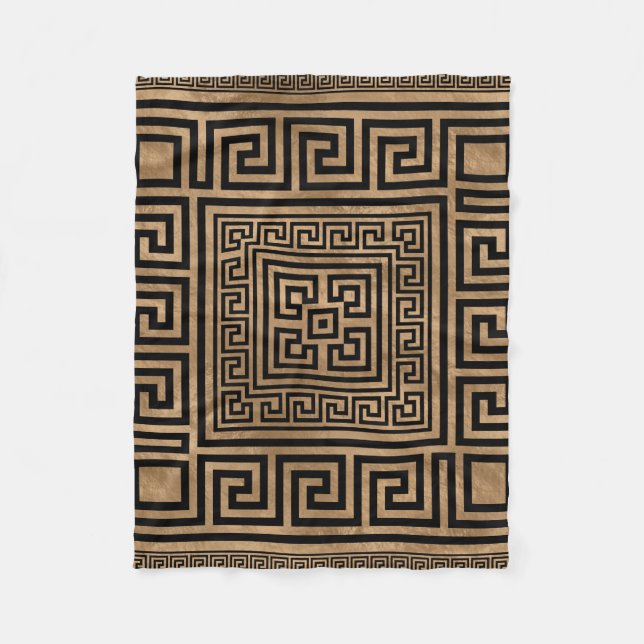 Couverture Polaire L'ornement principal grec - méandre grec - (Devant)