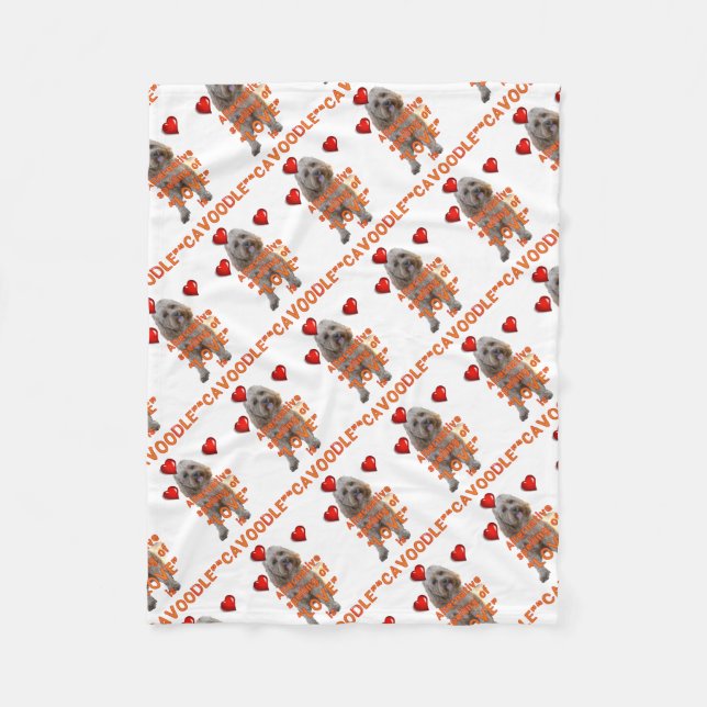 Couverture Polaire l'orthographe alternative de l'AMOUR est CAVOODLE (Devant)