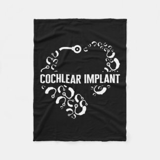 Couverture Polaire Loss Awareness Love Cochlear Implant Asl Heure D