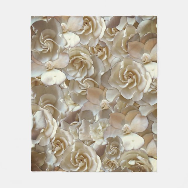 Couverture Polaire Lots de beautiful rose petals (Devant)