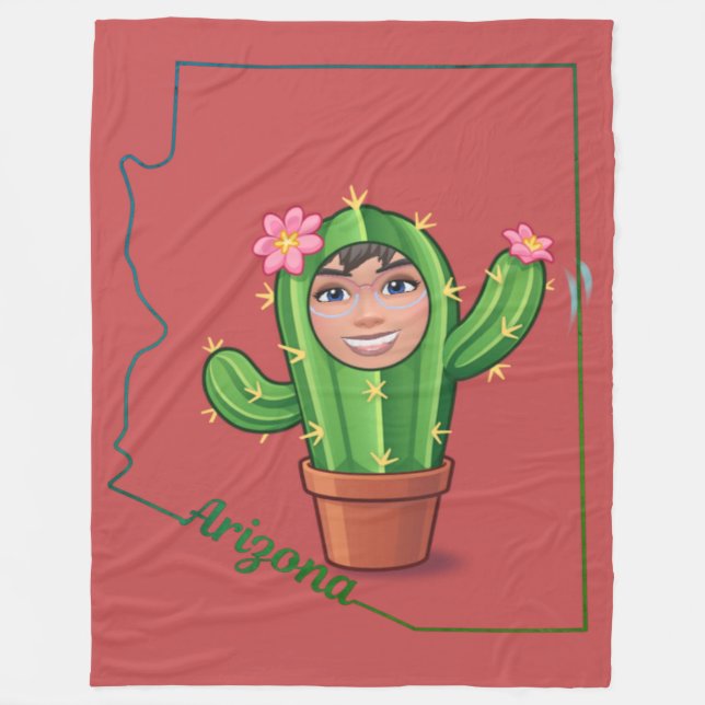 Couverture Polaire Lotus du désert (Devant)