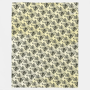 Couverture Polaire Loup